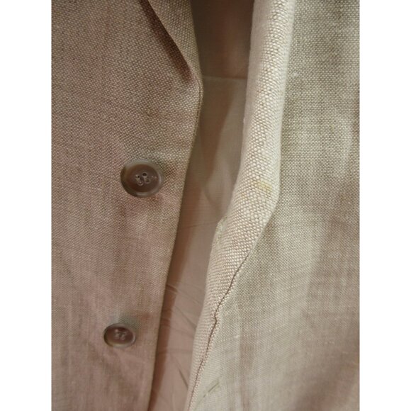 VINTAGE Gap Sport Coat Small Blazer Linen 90s Field Classic Jacket * - Picture 8 of 13